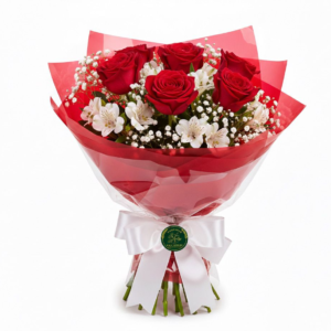 Ramalhete de Rosas e Astromélias